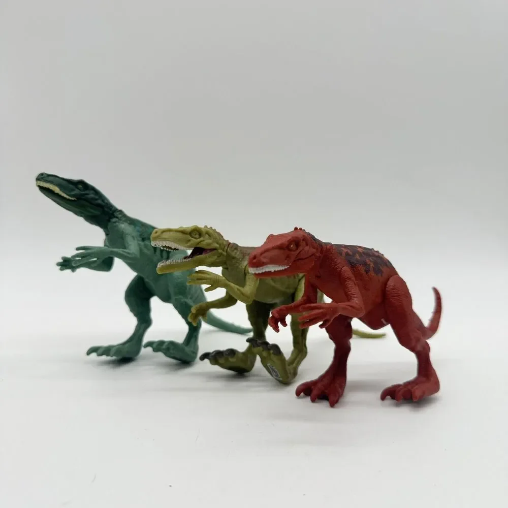 Jurassic World Fallen Kingdom Attack Pack Herrerasaurus Green Red & More Toy Lot